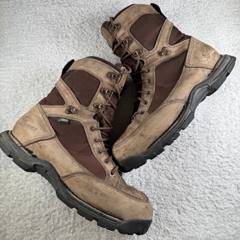 Danner Pronghorn 8 Hunting Boots Mens 10 EE Brown Fair Gore-Tex Leather 45003